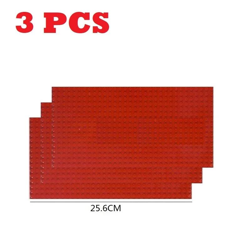 3 шт. Базовая пластина 32x32 32x16 точек Кирпичи СДЕЛАЙ САМ Малый размер Городские Дорожные блоки Базовая пластина Строительство Строительные игрушки Для детей