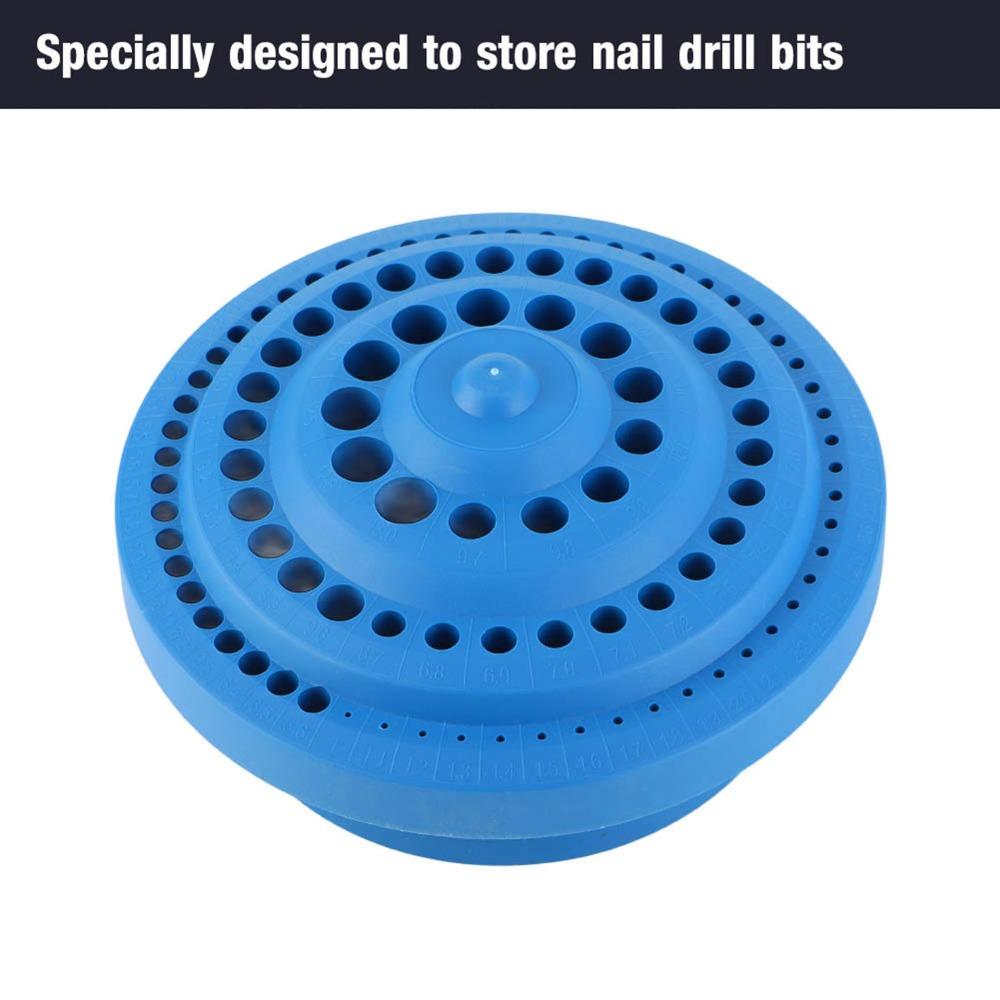 Round Shape Drill Bit Organizer Stand 1-13mm Diameter Drill Bit Storage Box  Household Use