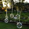 5pcs Transparent Ball Christmas Tree Pendant Xmas Hanging Decoration Candy Confetti Gift Box Holder Party Wedding Decor
