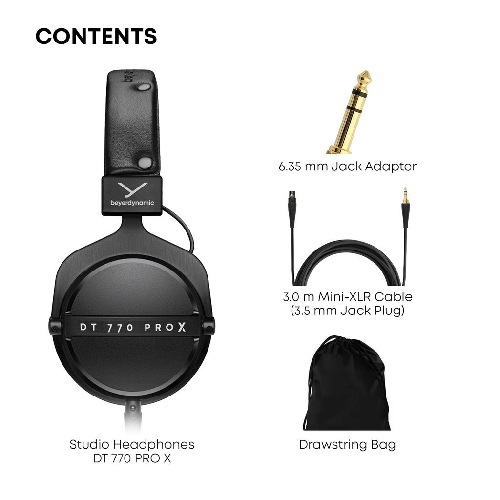 beyerdynamic DT 770 PRO X Monitor High Noise Fidelity to Original Ideal for and 48ohm Closed-back Headphones, Over-ear, Isolation, Sound, Studio, DTM,