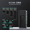 Внешний корпус GiGimundo SSD, 10 Гбит/с, USB-концентратор C с корпусом NVMe SSD, вентилятор, док-станция, высокоскоростная передача данных, устройство чтения SSD HDMI PD 100 Вт, быстрая