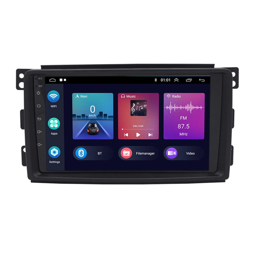 9-дюймовый Carplay Android 11 автомобильный радиоприемник GPS Navi AHD камера 2+32G совместим с 05-10 Mercedes Benz Smart