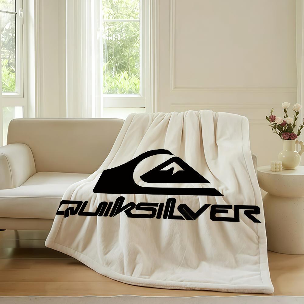 Модный принт Q QuiksilverS Плед для дивана, офиса, кровати, самолета, путешествий, сна, чтения, отдыха, кемпинга. Мягкий и теплый