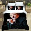 Постельное белье Rock Star Johnny Hallyday Спальня Мягкое Современное Покрывала Удобное Детское Пододеяльник Чехол для Одеяла и Наволочка