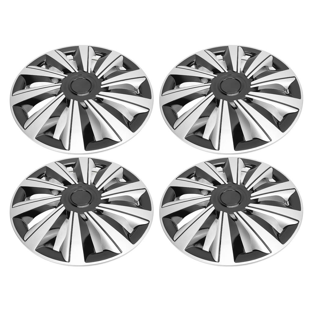 4 шт. 14-дюймовых колпаков на колесные диски, полная защита, стильный вид, легкие, простая установка, универсальная посадка для любых 14-дюймовых стальных колес