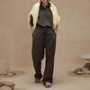 Fear of God Essentials FW22 Лонгслив Поло Дымный Принт Буквами Женское Поло Серое FOG-FW22-107