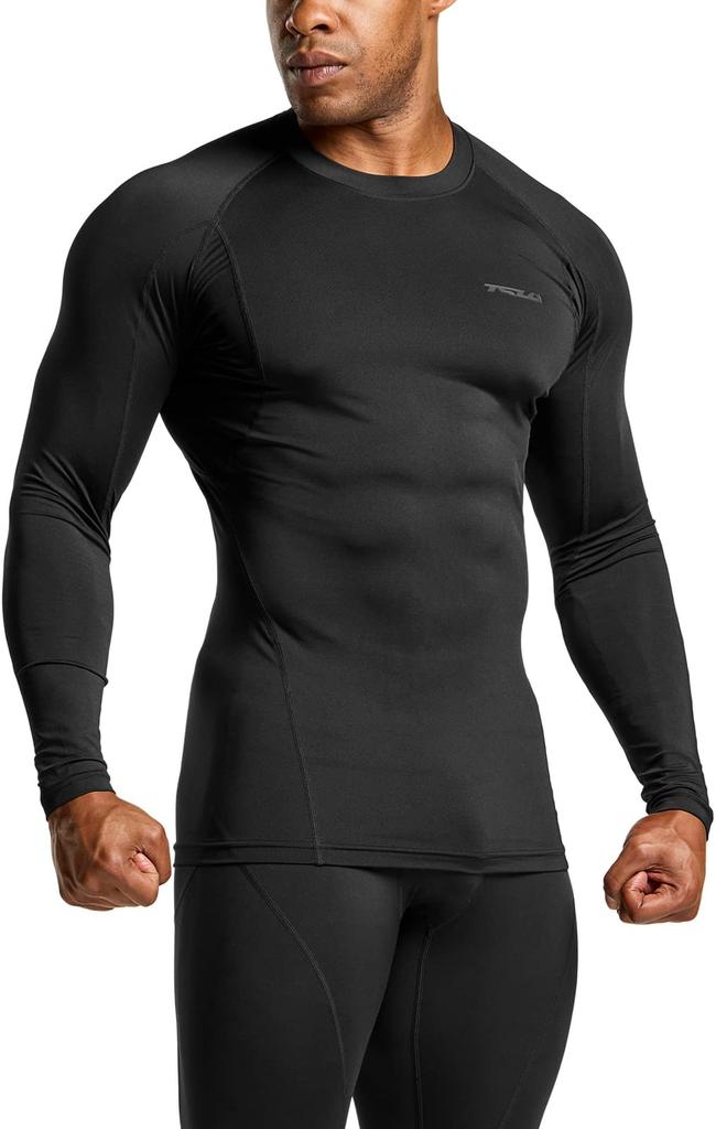 Tesla Long Sleeve Compression Shirt Perfect for and Also Suitable As a Base Layer or Product JPB Men's (UV Protection, Sweat-Wicking, Quick-Drying) -