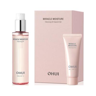 O HUI Miracle Moisture Очищающее масло — 150 мл + Очищающая пенка — 40 мл — 1 набор