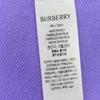 Отличный шарф BURBERRY с бахромой и логотипом, цвет слоновой кости и фиолетовый, шерсть, женский, б/у