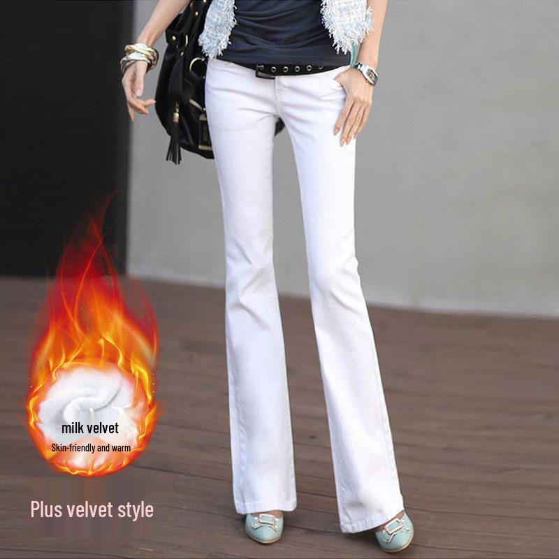 High-Waisted Light Blue Flared Jeans for Tall Women - Summer 2025 Slim-Fit Bell-Bottoms
