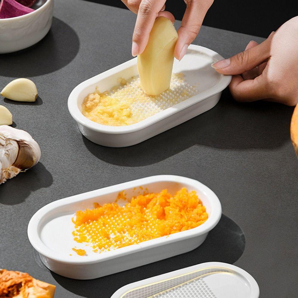 Wear Resistant Garlic Grinder Manual Kitchen Grater Vegetable Grinding Tool  Vegetable Puree Making