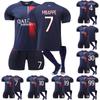 2425Paris Saint-Germain, домашние футбольные майки, шорты, носки, комплект, новый сезон, шорты, носки, размеры для взрослых, наряды
