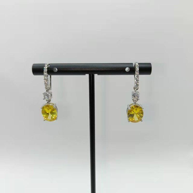 Sace Gems Классические серьги из медного сплава с цирконом, женские ювелирные изделия, свадебный подарок для вечеринки