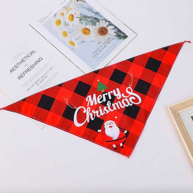 Thanksgiving Pet Supplies Dog Saliva Towel Christmas Pet Triangular Scarf Halloween Dogs and Cats Bib Bib