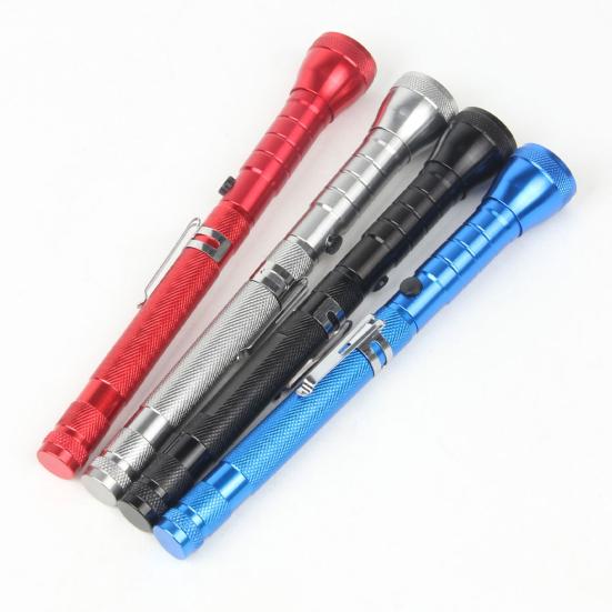 COB Фонарик с телескопическим магнитным захватом для сбора, для активного отдыха, кемпинга, пеших прогулок, ремонта автомобиля, аварийный ручной фонарь с выдвижным магнитом