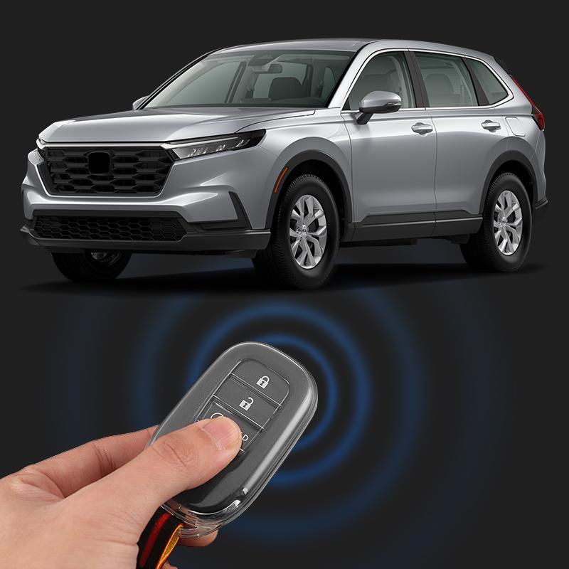 Чехол для автомобильного ключа из ТПУ, пластиковый, держатель, защитный чехол для брелока, аксессуары для Honda CR-V CRV CR V 6-го поколения 2023 2024 2025 Hybrid