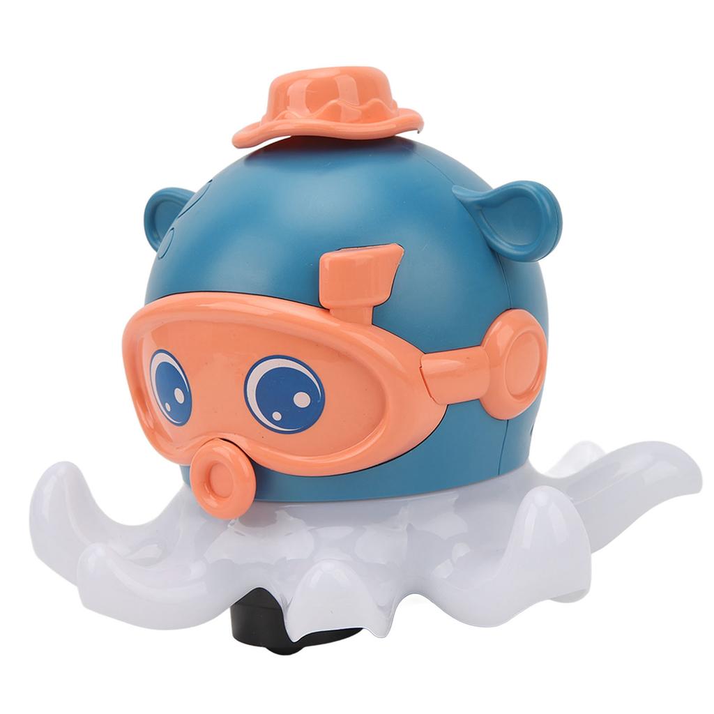 Игрушка плавающий шар для малышей Электрическая игрушка для ванной в виде осьминога Музыкальный свет Образовательная водная игрушка для мальчиков Синий