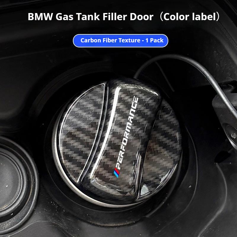 ABS Carbon Fiber For BMW 5 Series X1 X3 X5 M3 M4 M5 E46 F10 F30 U11 F48 G01 G05 G20 G30 G32 G60 Car Fuel Tank Cap Cover Sticker HYU9