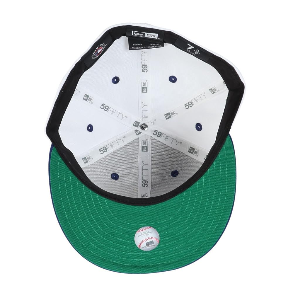 Кепка New Era 59FIFTY с боковым патчем, MLB, LA Белая/Темно-синяя, 7 3/4 дюйма, 5950 DOD PACK SP LOSDOD WHI DROY, 14388863, NER36C9817