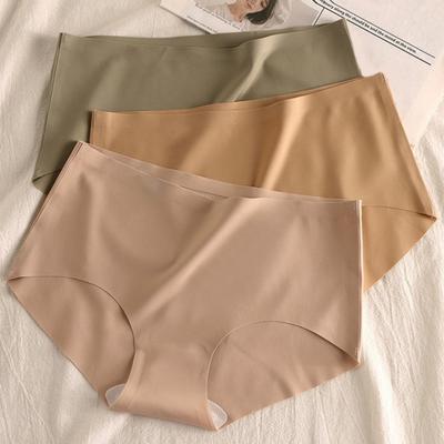 Женское бесшовное хипстерское нижнее белье без шва, мягкие эластичные трусы с полным покрытием, дышащие