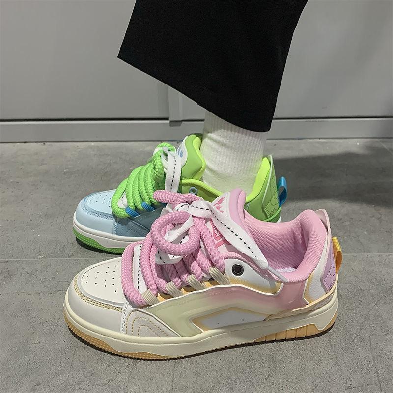 2024 New Sports Breathable, Wear Resistant and Shock Absorbing Women's Sports Shoes Men's Basketball Shoes Couple Casual Shoes