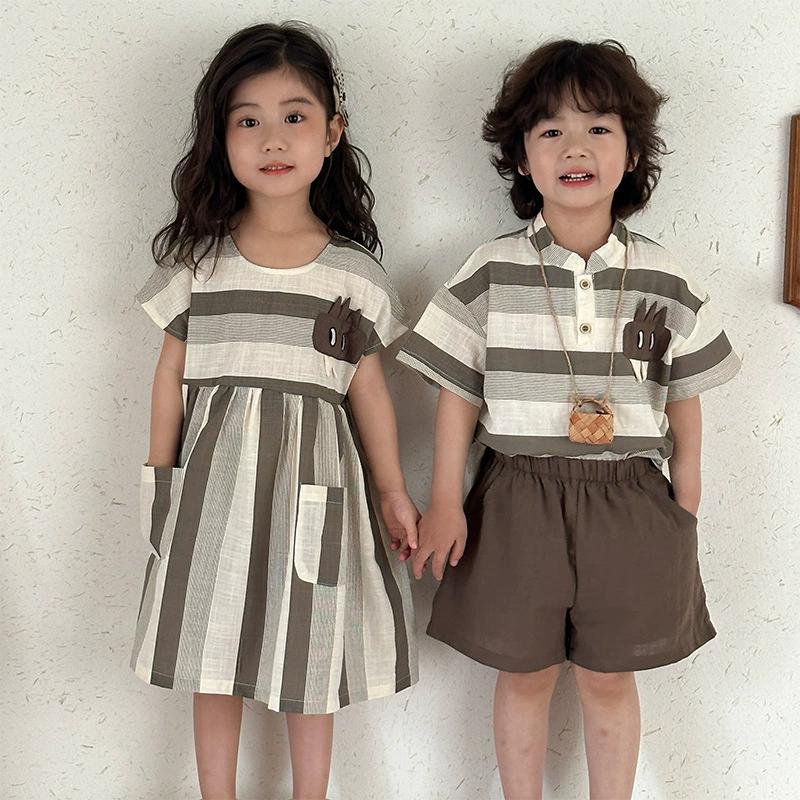 Детская летняя одежда повседневная девушка милое мультяшное платье повседневное