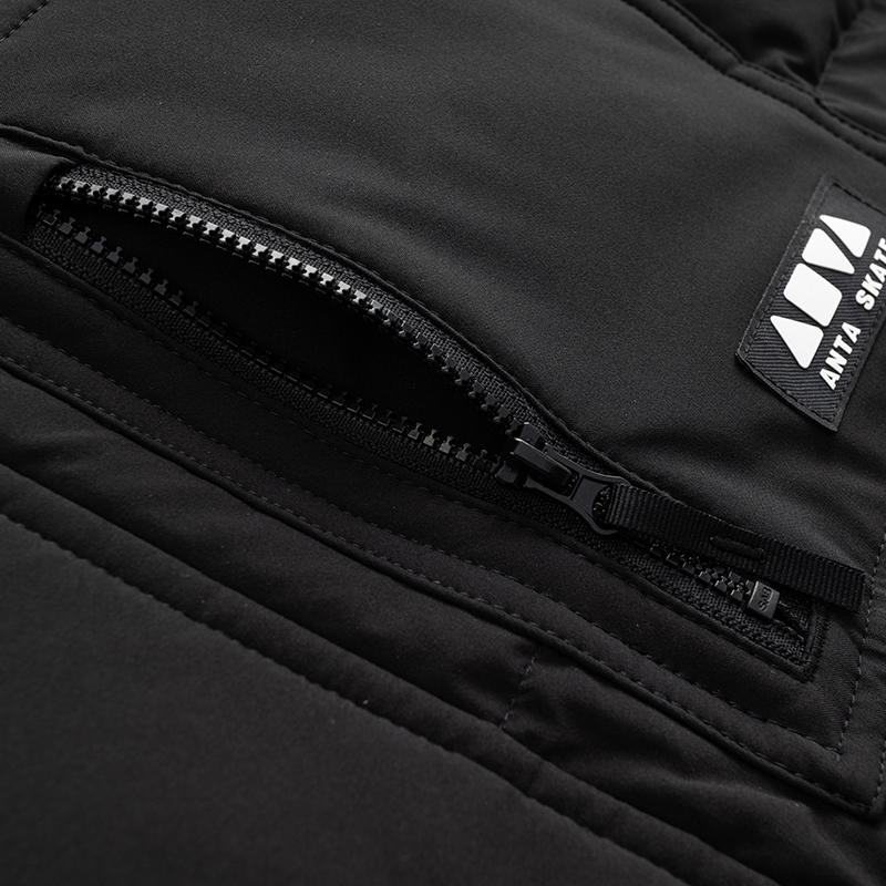 Anta Skate Водонепроницаемая Свободная Базовая Черная Теплая Пуховая Куртка Унисекс Куртка 172548909-2