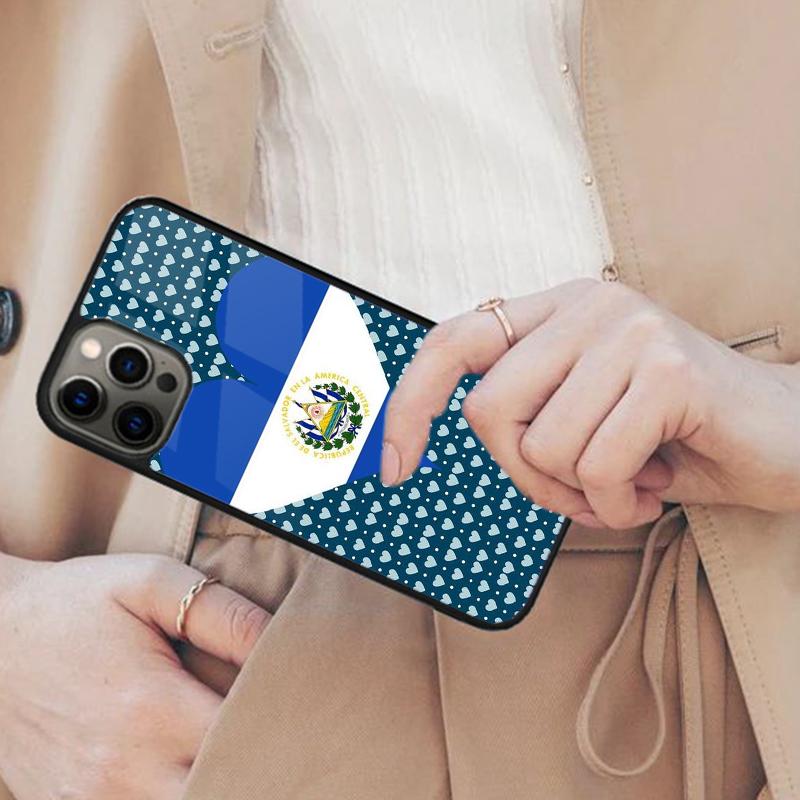 El Salvador Flag Bumper Magnetic Phone Case For APPLE iPhone 17 Air 16 14 13 12 Pro Max 15 Plus Charge With MagSafe Cover