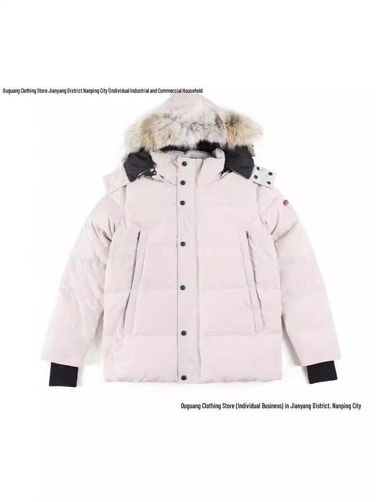 Пуховик Canada Goose - 29 стилей, Волк, Толстая унисекс парка средней длины 3808M