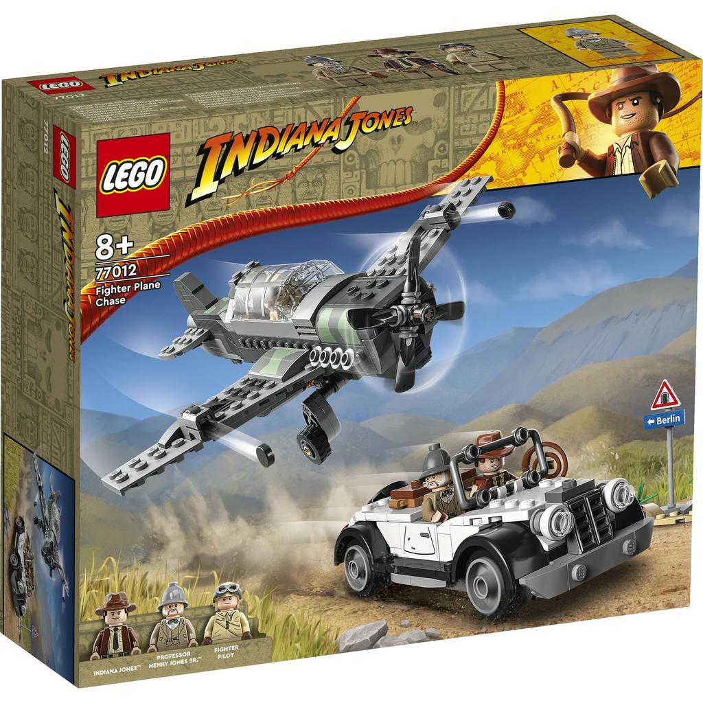 LEGO Indiana Jones Fighter Attack 77012 Toy Block Present Movie Adventure Action 8 Years Old ~
