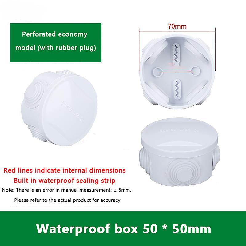 Белый соединительный кабель ответвление Diy водонепроницаемый корпус питания IP65 распределительная коробка внутренняя оболочка провода электрические коробки управления