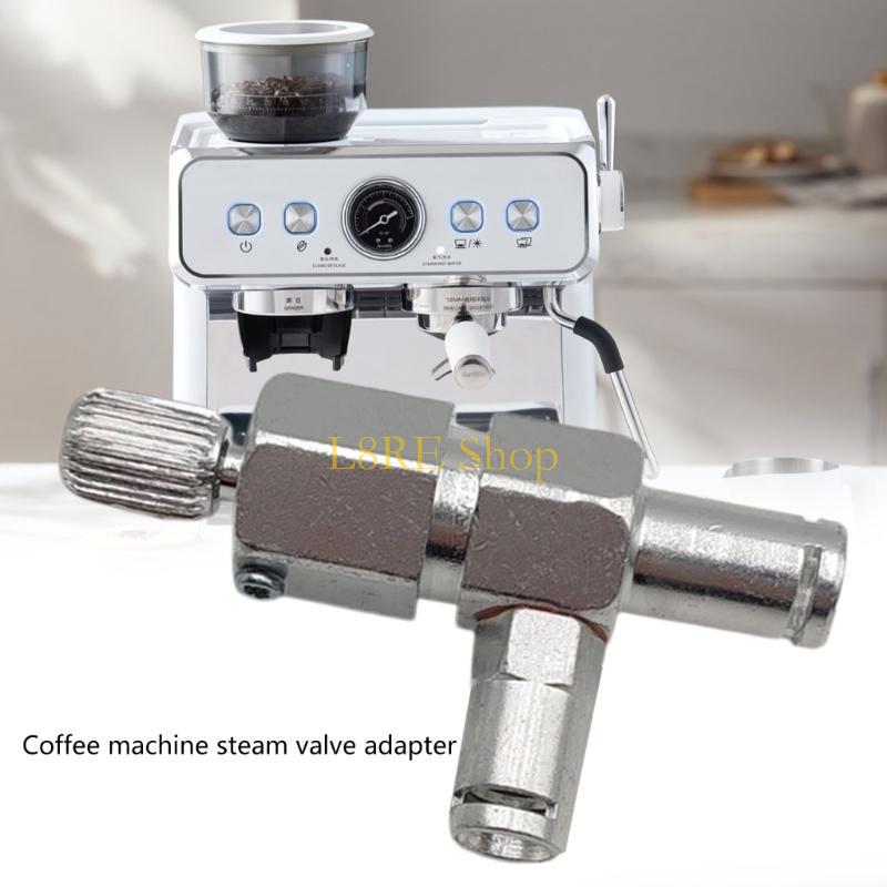 L8RE Aluminum Alloy Steam Valves Adapter Coffee Maker Accessory Coffee Machine Valves