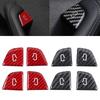 Precisions Fit Door Switches Button Protective Film for Select Model Carbon Fiber Resin Car Interior Upgrades Accessory