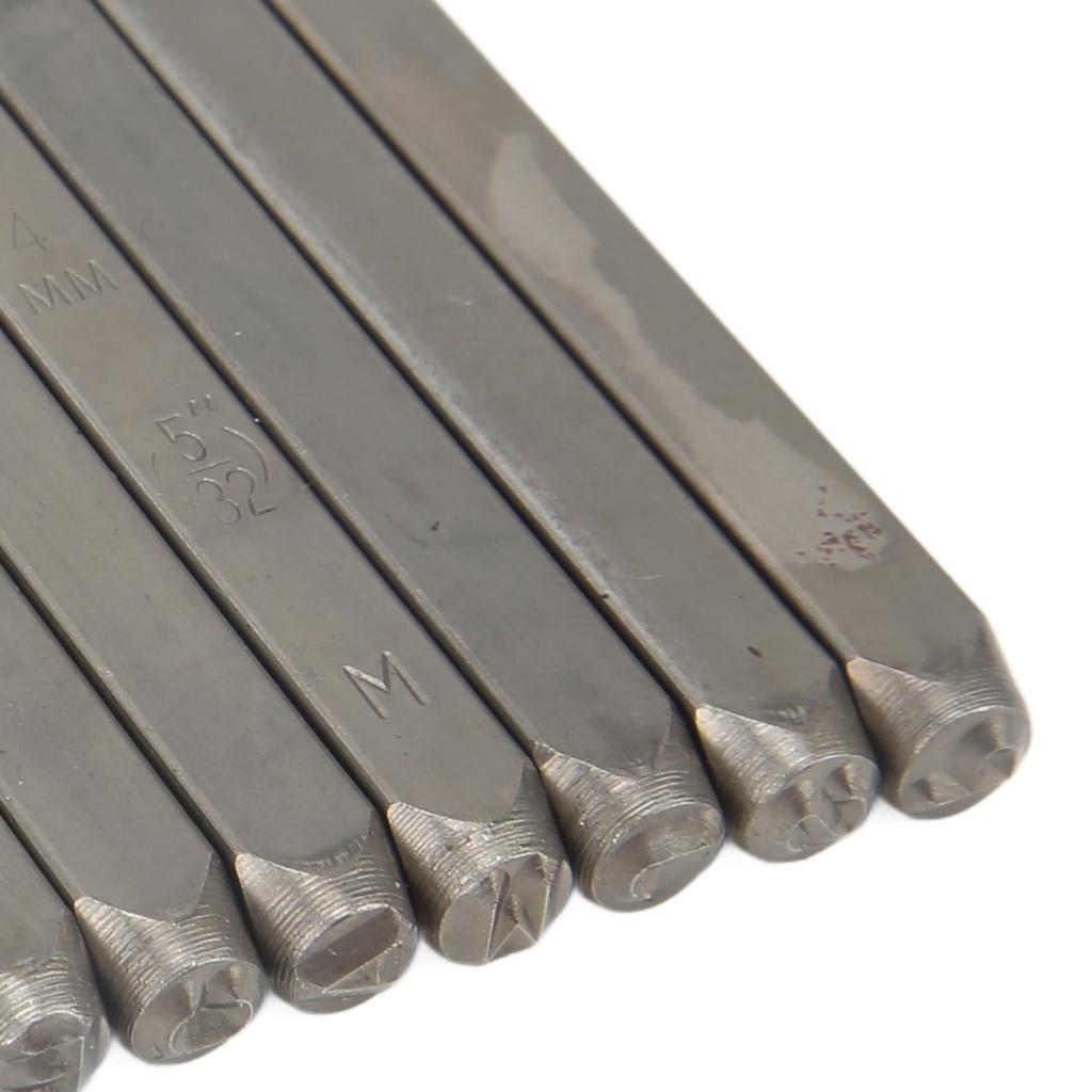 27 Pcs Metal Stamps High Carbon Steel Metal Letter Punch Stamps Set for Jewelry Leather with Storage Box