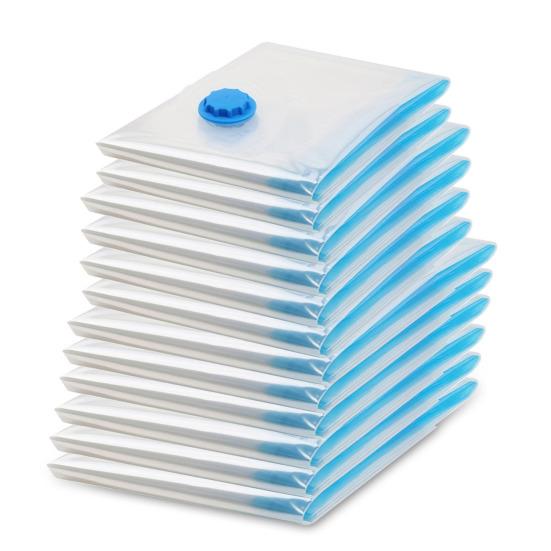 Прозрачный вакуумный мешок для хранения, влагонепроницаемый, многоразовый, складной, сжатый, утолщенный, вакуумный мешок, органайзер для одежды, одеял