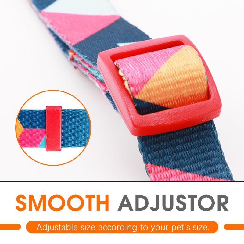 Ошейник для собак, регулируемый, мягкий, нейлоновый, прочный, с металлической пряжкой, для маленьких, средних, больших собак, гуляющих на открытом воздухе