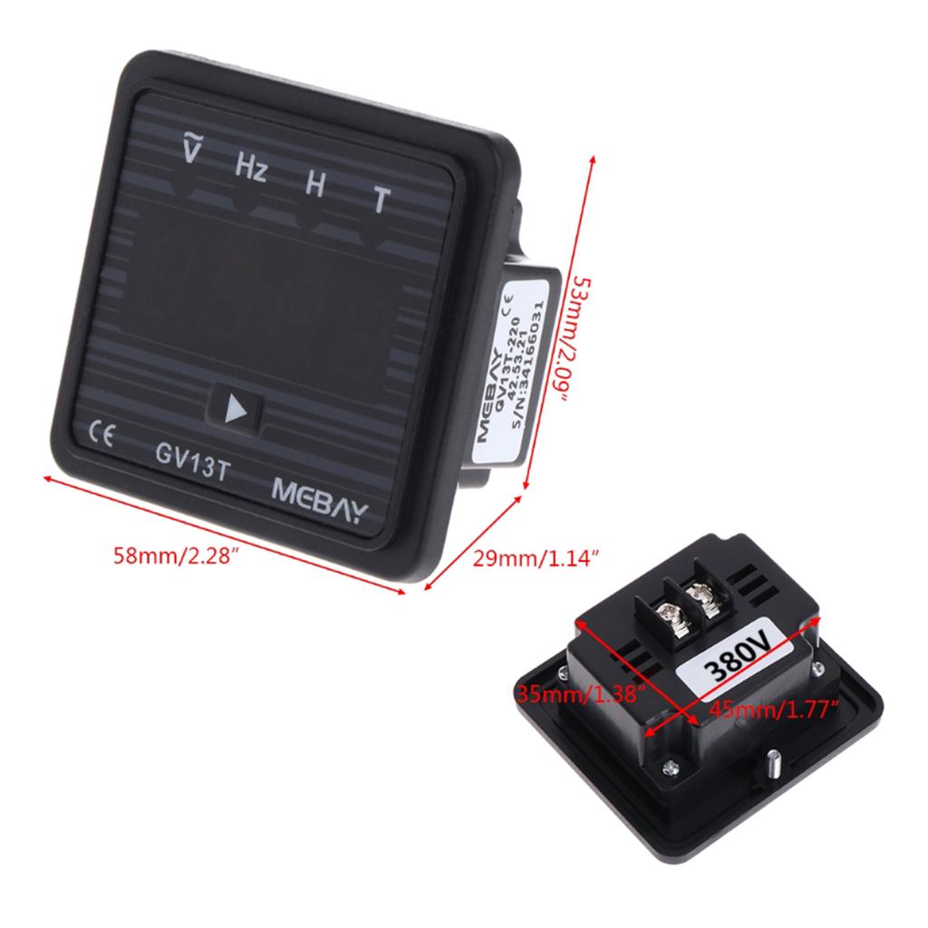 Компактный дизельный генератор с цифровым дисплеем, вольтметр, счетчик моточасов, счетчик времени, дисплей с накоплением