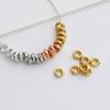 S925 Sterling Silver Twisted Circle Spacer Beads for DIY Handmade Jewelry