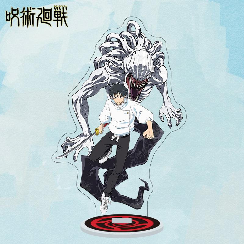 Мультяшные аниме фигурки Jujutsu Kaisen Акриловая подставка Манга Фигурки Годжо Сатору Гаражные наборы GK Украшения Декорация Игрушка