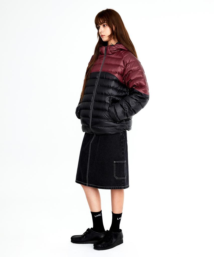 LMC Contrast Light Weight Down Jacket Gray