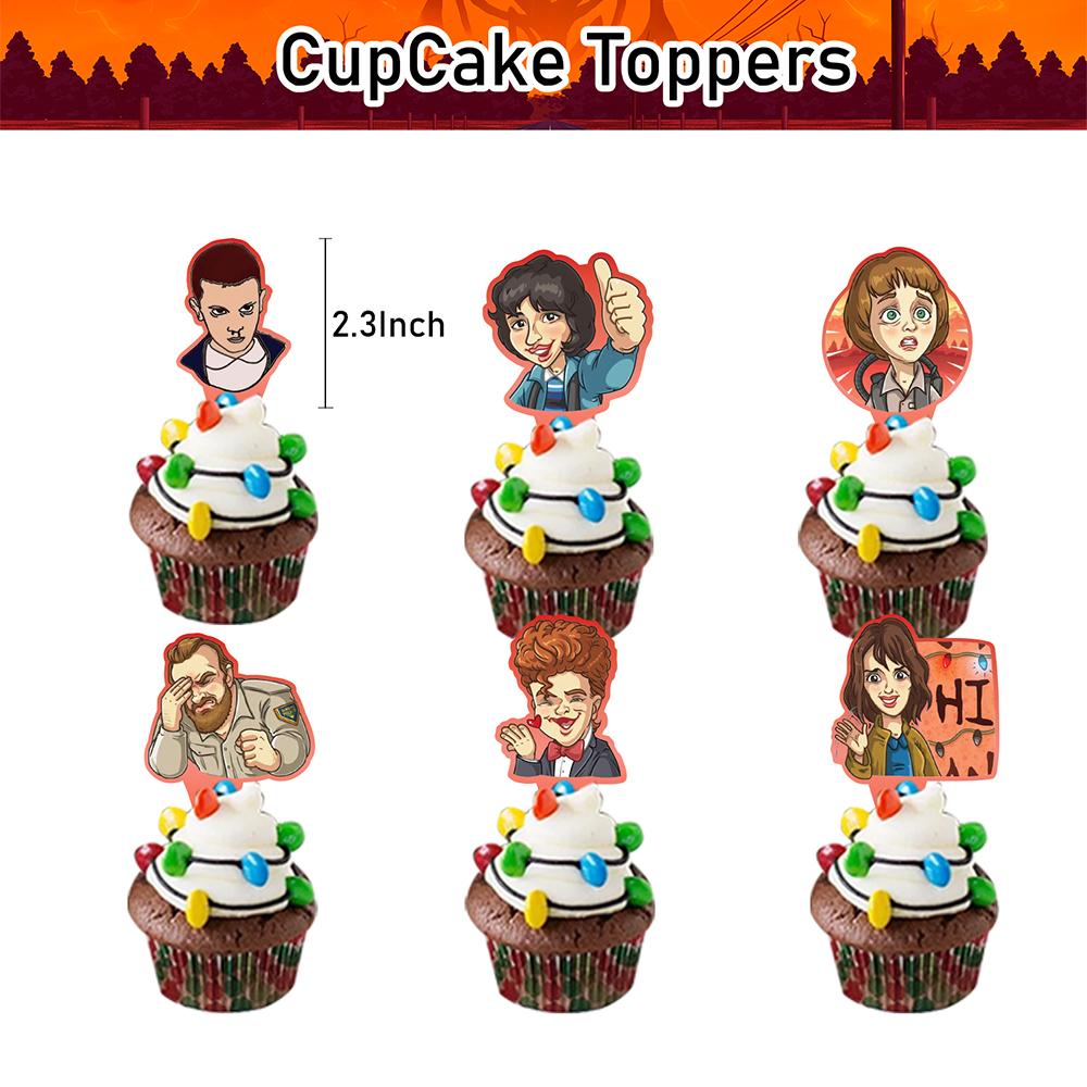 32шт украшения для незнакомой вечеринки в комплекте торт Топпер Воздушные шары Баннеры