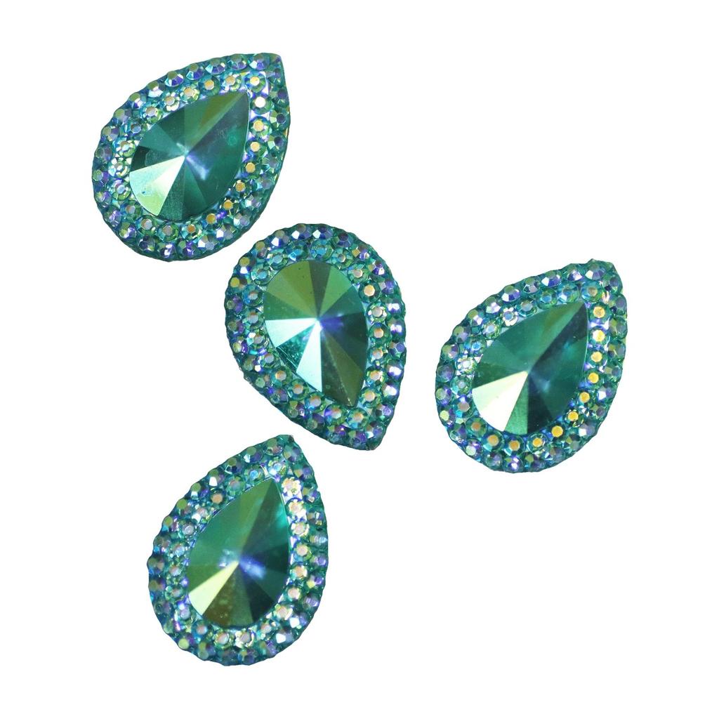 100 шт. смолы 13*18 мм каплевидные стразы с плоской основой скрапбукинг свадебные украшения своими руками аппликация