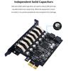 USB 3.2 Gen1 PCI Express Множитель PCI E на 7 портов USB 3 Хаб Карта расширения Контроллер PCI-E 1X для настольного ПК
