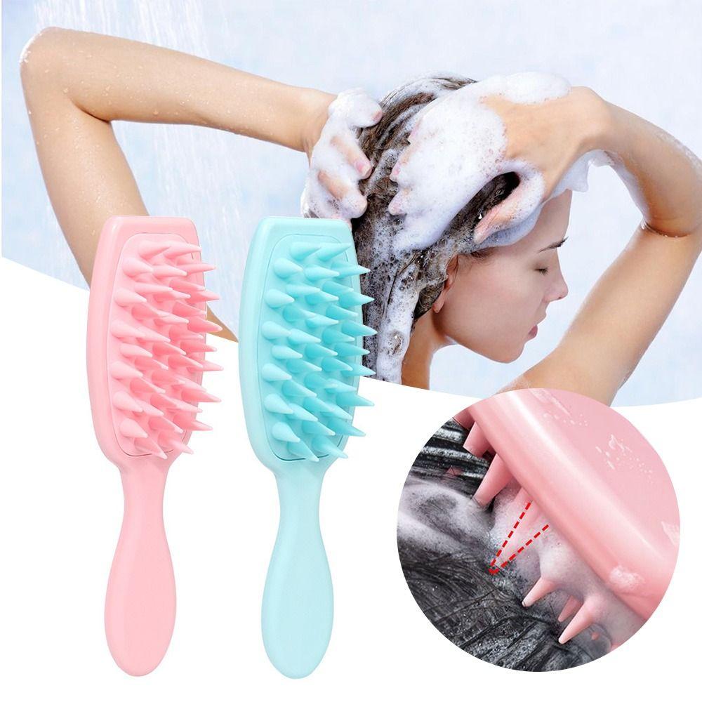Clean Scalp Massage Comb Extended Handle Beauty Hair Tool New Hair Washing Comb Women