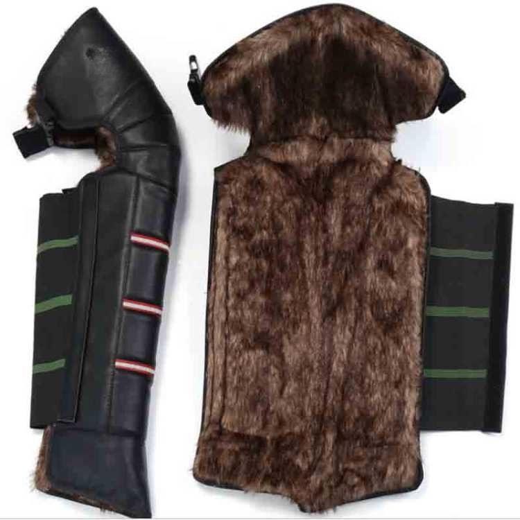 Утолщенные ветрозащитные зимние наколенники для мотоциклов и электровелосипедов, мужские и женские леггинсы для езды в холодную погоду