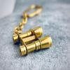 Брелок-бинокль ручной работы из чистой латуни - прочный и стильный - идеальный подарок на день рождения, годовщину или День труда