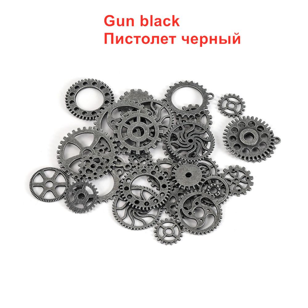 50/100g Vintage Mix Color Antique Mechanical Steampunk Cogs & Gears Charms Diy Jewelry Making Accessories Supplies