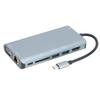 USB3.0 концентратор 8-в-1 адаптер типа C 4K HDMI VGA USB алюминиевый сплав компьютерные принадлежности
