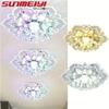 New Modern Crystal Petals LED Ceiling Lights  Aisle Hallway Corridor Stairway Villa Gallery Kitchen Coffee  Indoor Lights