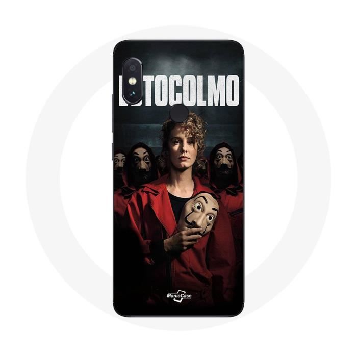 Coque pour Xiaomi Redmi Note 5 AI Dual Camera La casa de papel Estocolmo